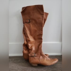 Aldo Leather Over-knee Boots, size 9